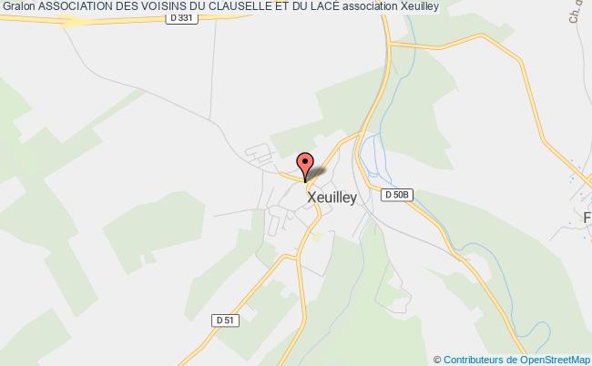 plan association Association Des Voisins Du Clauselle Et Du LacÉ Xeuilley