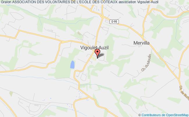 plan association Association Des Volontaires De L'ecole Des Coteaux Vigoulet-Auzil
