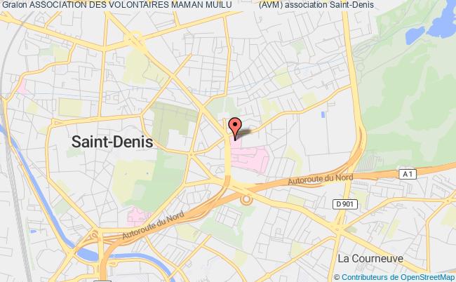 plan association Association Des Volontaires Maman Muilu           (avm) Saint-Denis