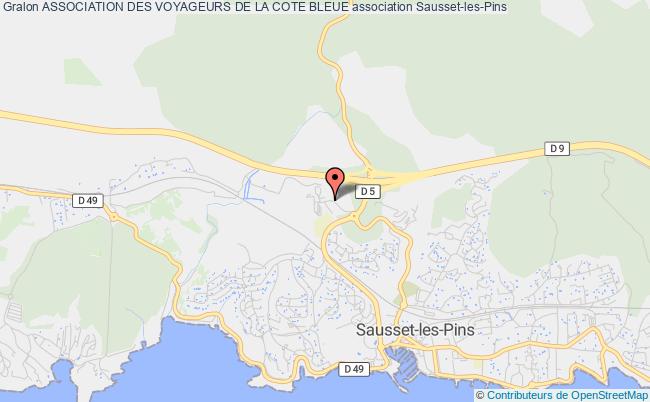 plan association Association Des Voyageurs De La Cote Bleue Sausset-les-Pins