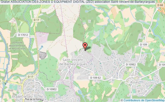 plan association Association Des Zones D Equipment Digital (zed) Saint-Vincent-de-Barbeyrargues