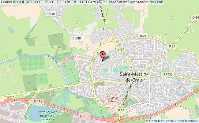 plan association Association Detente Et Loisirs "les Glycines" Saint-Martin-de-Crau