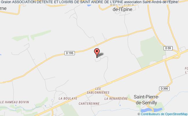 plan association Association Detente Et Loisirs De Saint Andre De L'epine Saint-André-de-l'Épine