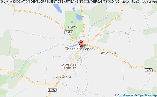 plan association Association Developpement Des Artisans Et Commercants (a.d.a.c.) Chazé-sur-Argos