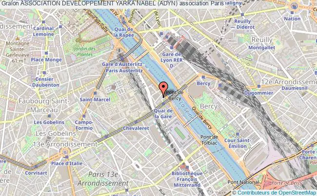 plan association Association Developpement Yarka Nabel (adyn) Paris