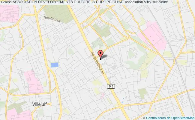 plan association Association Developpements Culturels Europe-chine Vitry-sur-Seine