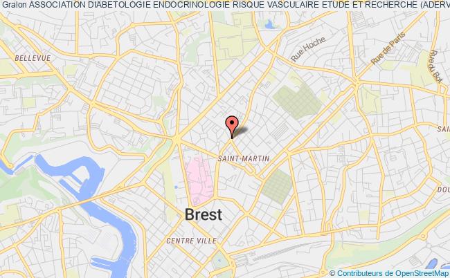 plan association Association Diabetologie Endocrinologie Risque Vasculaire Etude Et Recherche (aderver) Brest