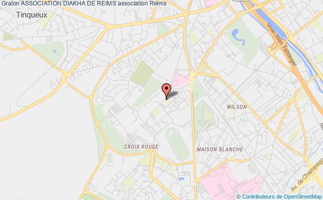 plan association Association Diakha De Reims Reims