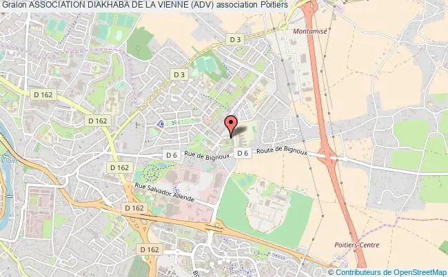 plan association Association Diakhaba De La Vienne (adv) Poitiers