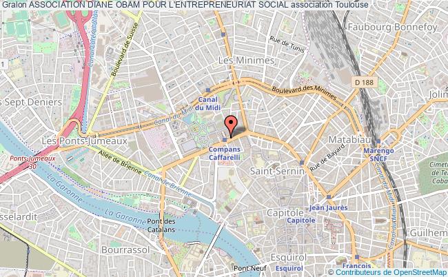 plan association Association Diane Obam Pour L'entrepreneuriat Social Toulouse