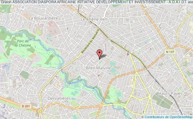 plan association Association Diaspora Africaine Initiative Developpement Et Investissement - A.d.a.i.d.i. Nantes