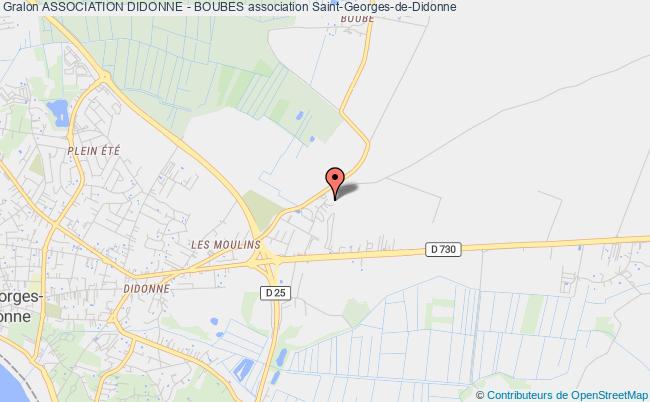 plan association Association Didonne - Boubes Saint-Georges-de-Didonne