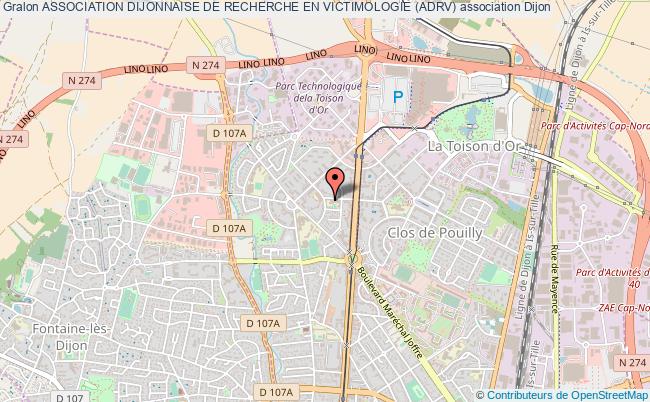 plan association Association Dijonnaise De Recherche En Victimologie (adrv) Dijon