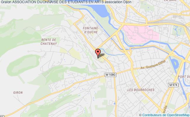 plan association Association Dijonnaise Des Etudiants En Arts Dijon