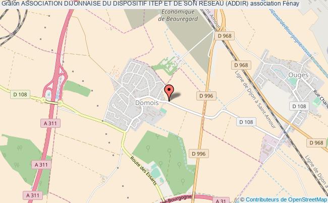 plan association Association Dijonnaise Du Dispositif Itep Et De Son Reseau (addir) Fénay