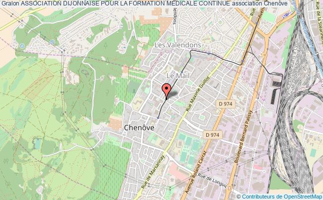 plan association Association Dijonnaise Pour La Formation Medicale Continue Chenôve