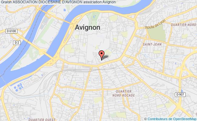 plan association Association Diocesaine D'avignon Avignon cedex 01