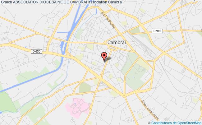 plan association Association Diocesaine De Cambrai Cambrai