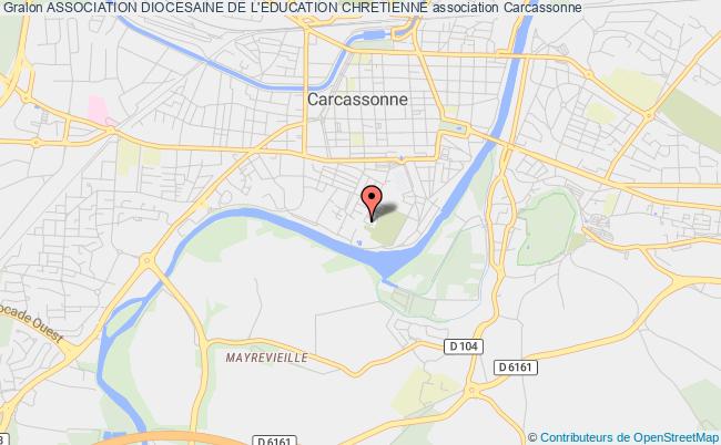 plan association Association Diocesaine De L'education Chretienne Carcassonne