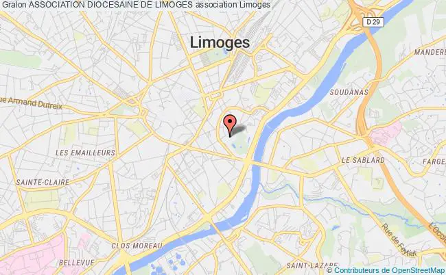 plan association Association Diocesaine De Limoges Limoges