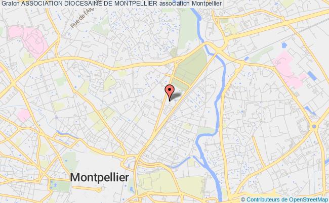 plan association Association Diocesaine De Montpellier Montpellier cédex 2