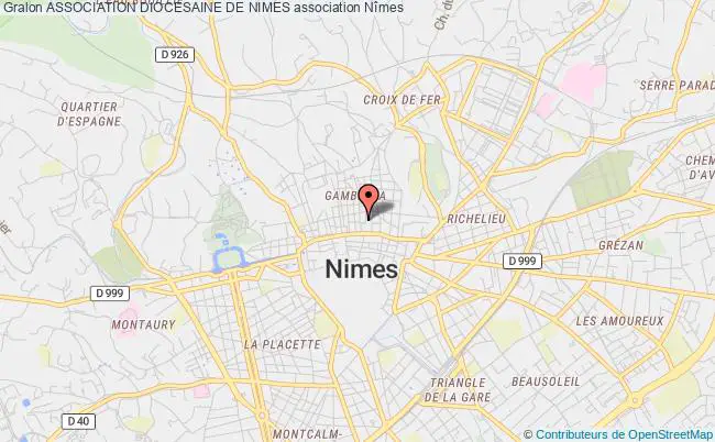 plan association Association Diocesaine De Nimes Nîmes