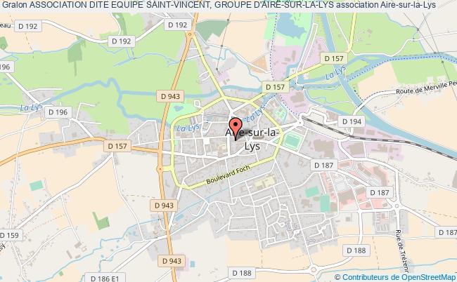 plan association Association Dite Equipe Saint-vincent, Groupe D'aire-sur-la-lys Aire-sur-la-Lys