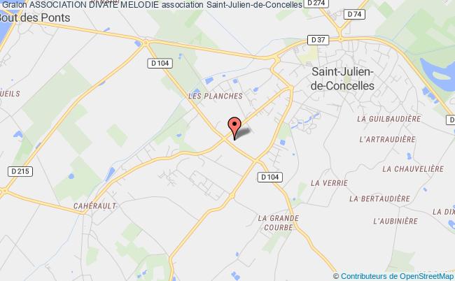 plan association Association Divate Melodie Saint-Julien-de-Concelles