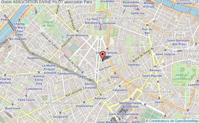 plan association Association Divine Pilot Paris