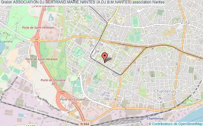 plan association Association Dj.bertrand.marie.nantes (a.dj.b.m.nantes) Nantes