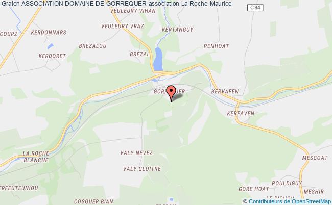 plan association Association Domaine De Gorrequer La    Roche-Maurice