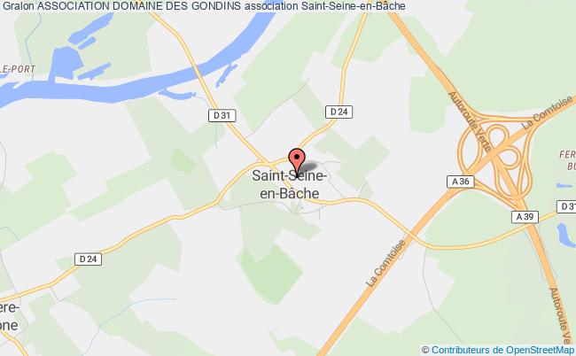 plan association Association Domaine Des Gondins Saint-Seine-en-Bâche