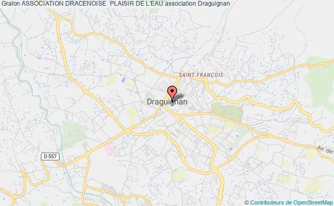 plan association Association Dracenoise  Plaisir De L'eau Draguignan