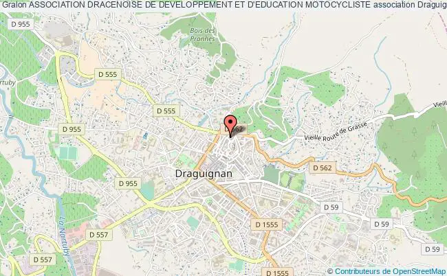 plan association Association Dracenoise De Developpement Et D'education Motocycliste Draguignan