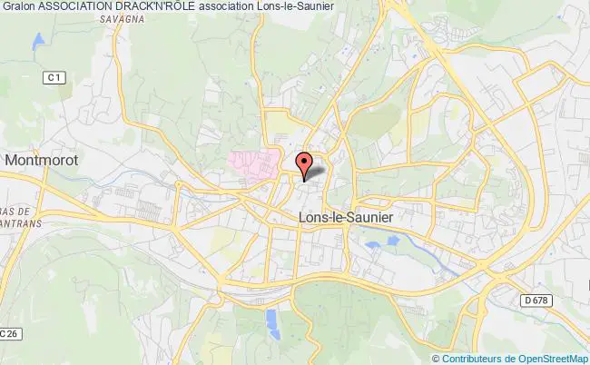 plan association Association Drack'n'rÔle Lons-le-Saunier