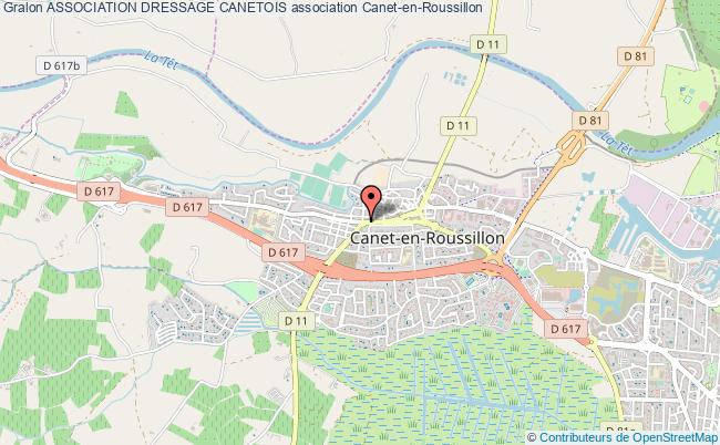 plan association Association Dressage Canetois Canet-en-Roussillon