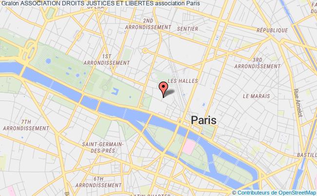 plan association Association Droits Justices Et Libertes Paris