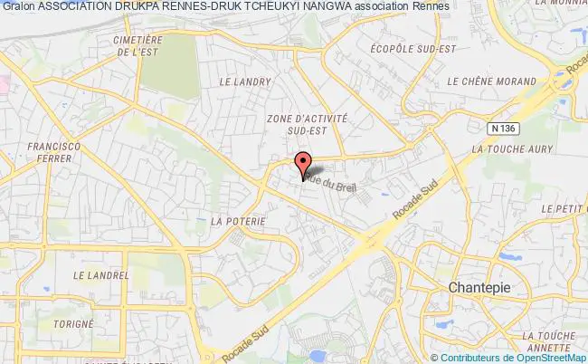 plan association Association Drukpa Rennes-druk Tcheukyi Nangwa Rennes