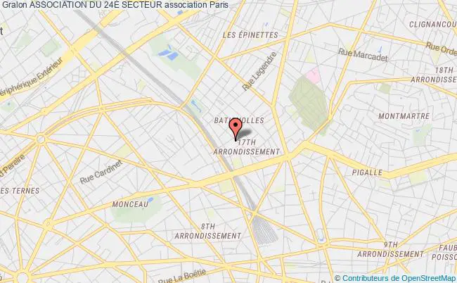 plan association Association Du 24È Secteur Paris