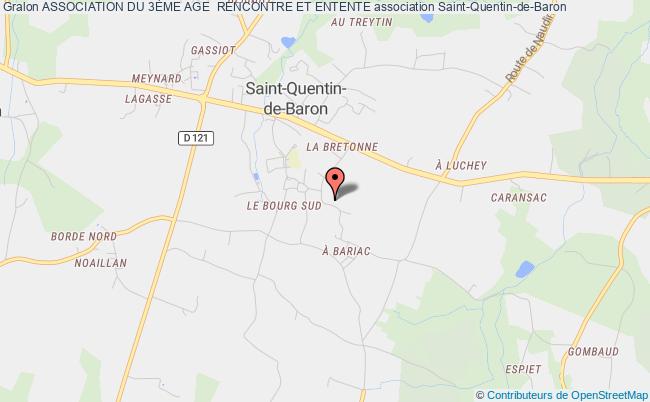 plan association Association Du 3Ème Age  Rencontre Et Entente Saint-Quentin-de-Baron