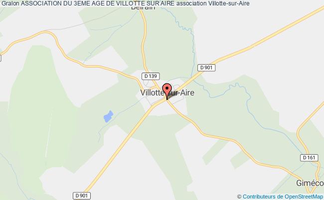plan association Association Du 3eme Age De Villotte Sur Aire Villotte-sur-Aire