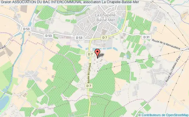 plan association Association Du Bac Intercommunal La    Chapelle-Basse-Mer