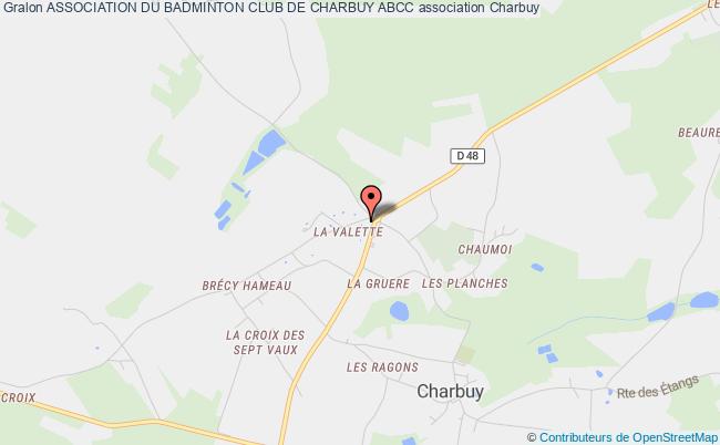 plan association Association Du Badminton Club De Charbuy Abcc Charbuy