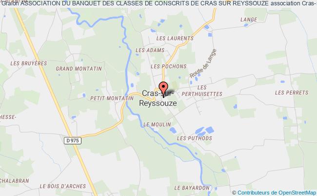 plan association Association Du Banquet Des Classes De Conscrits De Cras Sur Reyssouze Bresse Vallons