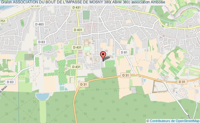 plan association Association Du Bout De L'impasse De Mosny 380( Abim 380) Amboise