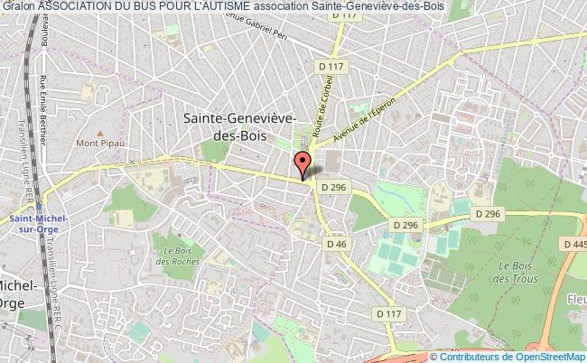 plan association Association Du Bus Pour L'autisme Sainte-Geneviève-des-Bois
