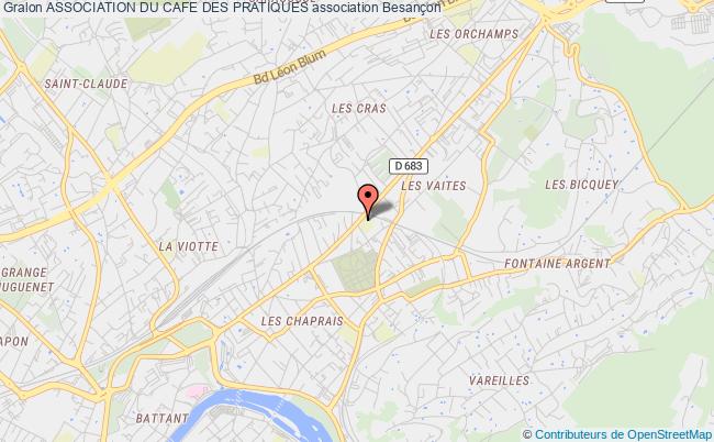 plan association Association Du Cafe Des Pratiques Besançon
