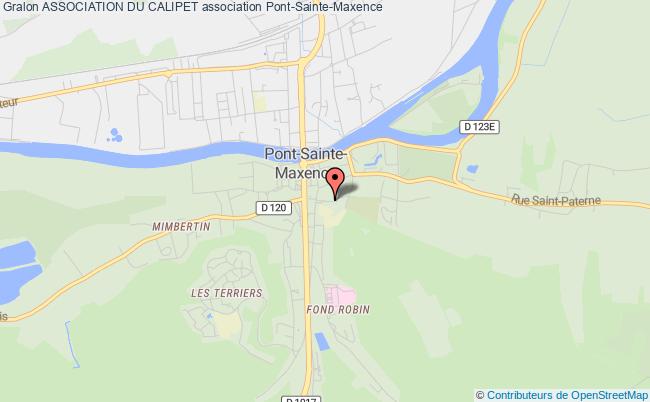 plan association Association Du Calipet Pont-Sainte-Maxence