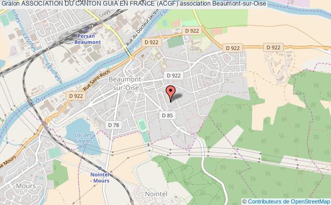 plan association Association Du Canton Guia En France (acgf) Beaumont-sur-Oise