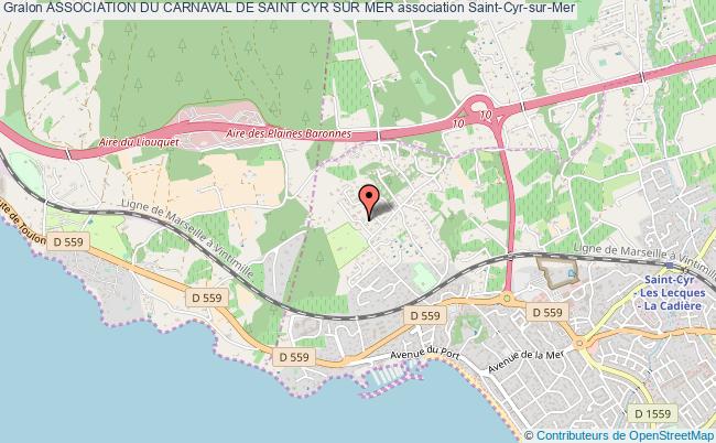 plan association Association Du Carnaval De Saint Cyr Sur Mer Saint-Cyr-sur-Mer
